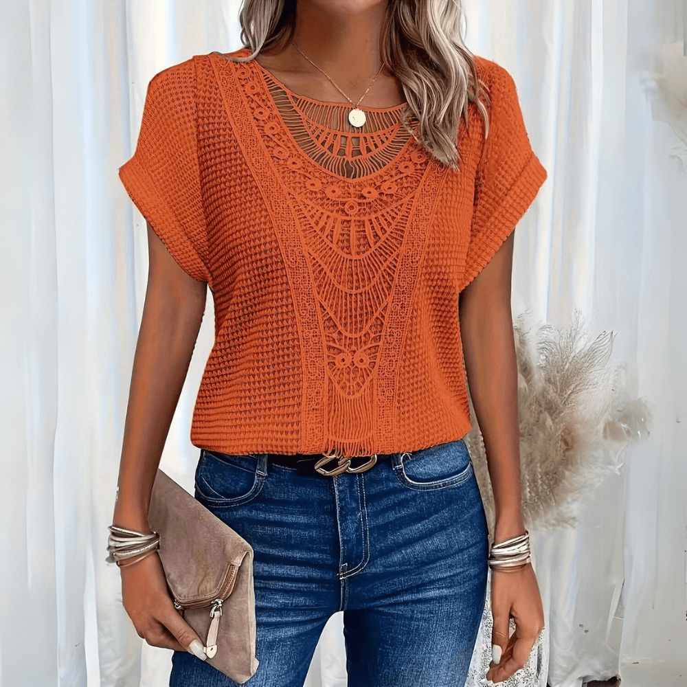 Anya | Elegant Ibiza-Style Blouse