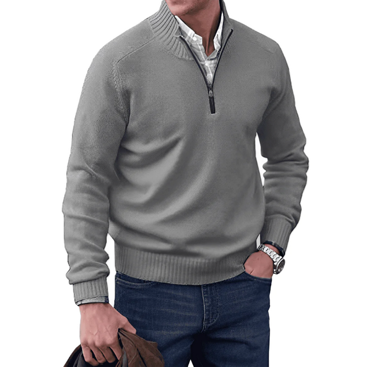 Noah™ - Elegant zippered sweater