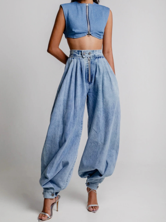 Dara | High Waist Balloon Jeans