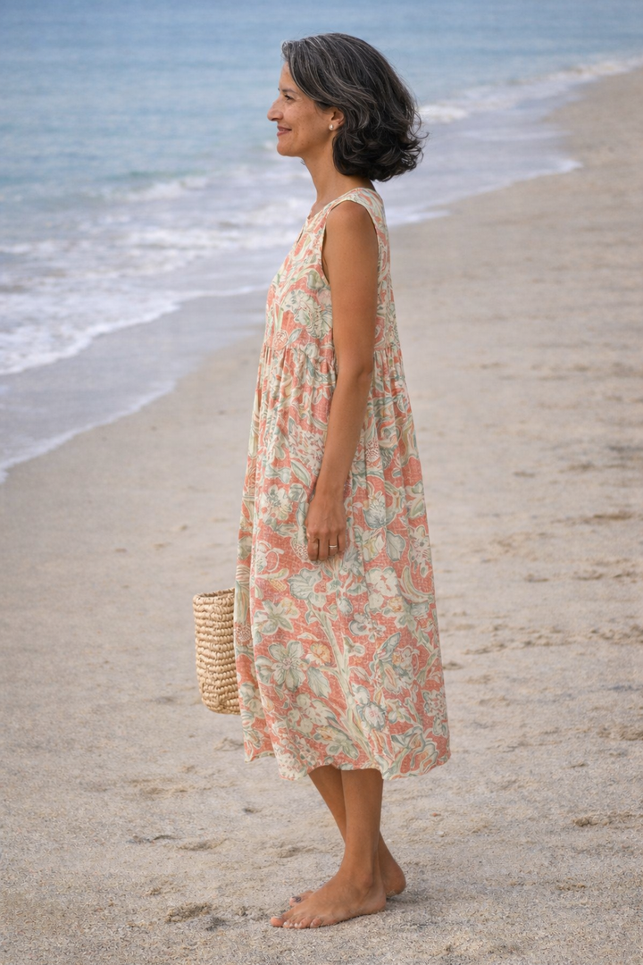 Belén | Midi Floral Dress