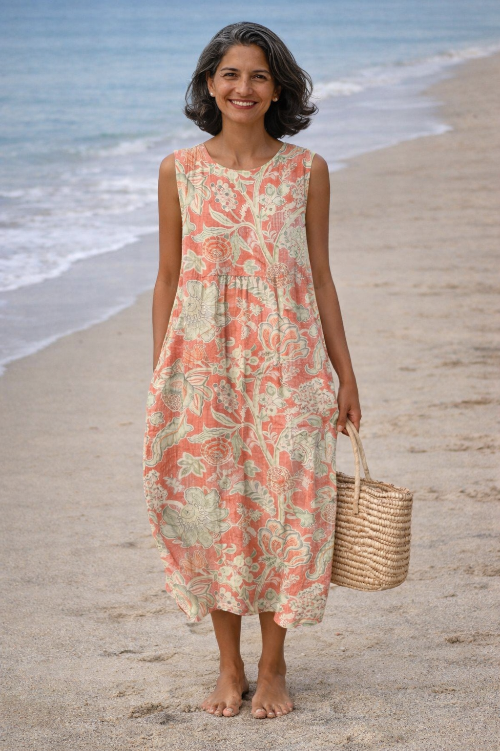 Belén | Midi Floral Dress