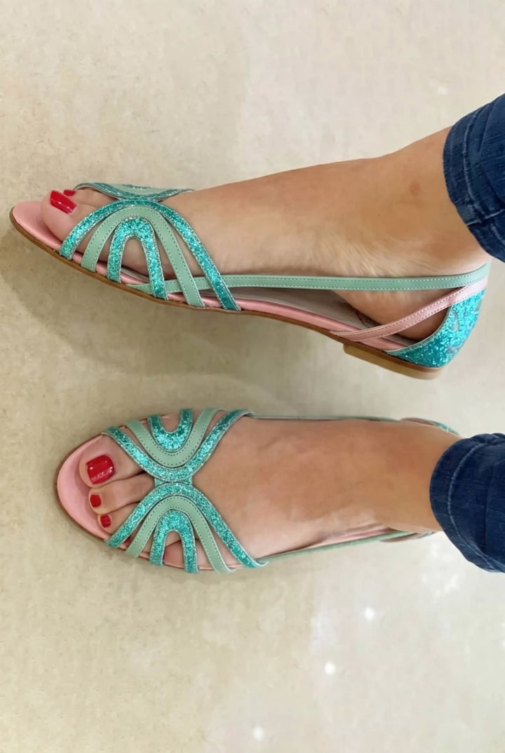 Golden Sandals Eleonora Summer Light