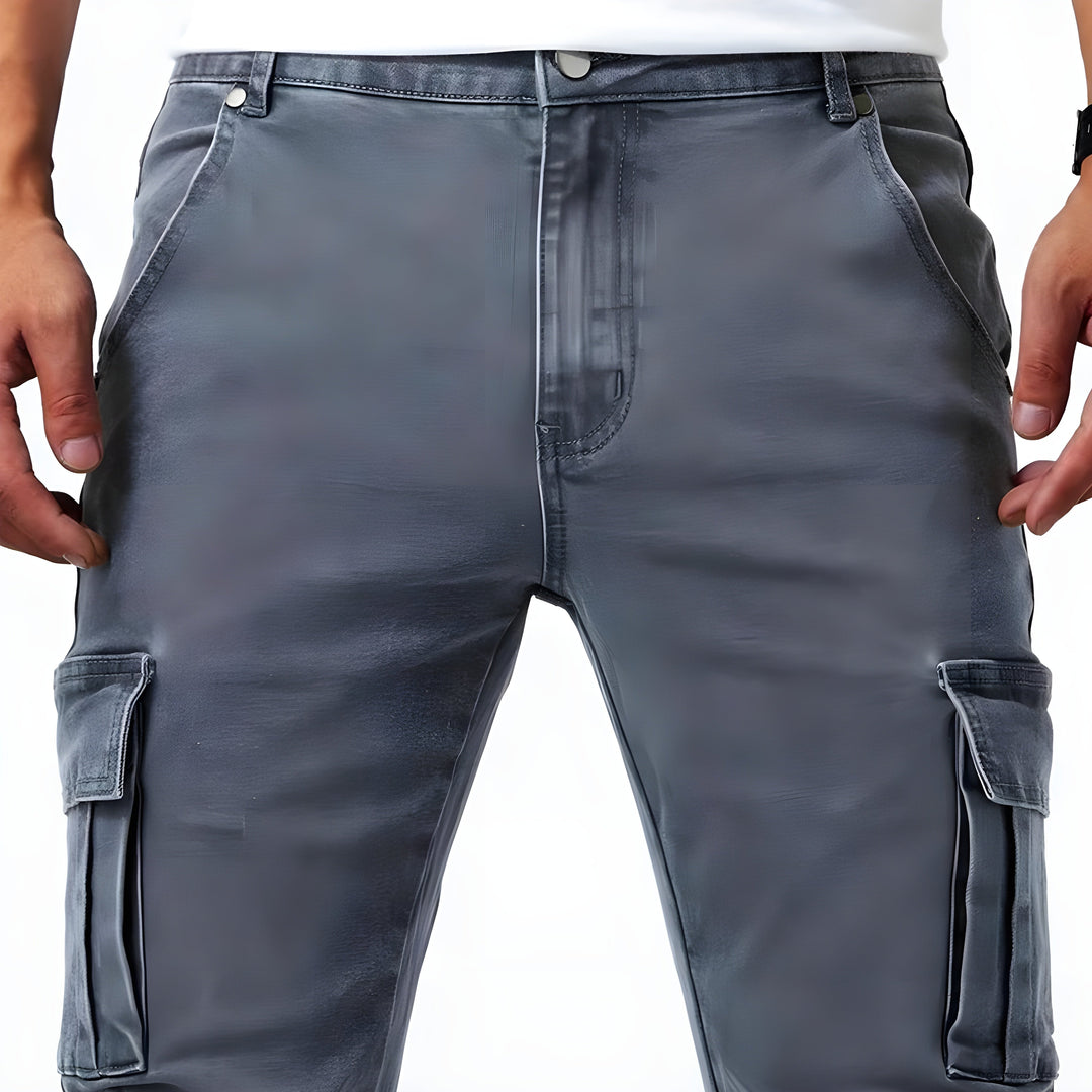 Rigor™ | Stretchable Denim Cargo Pants