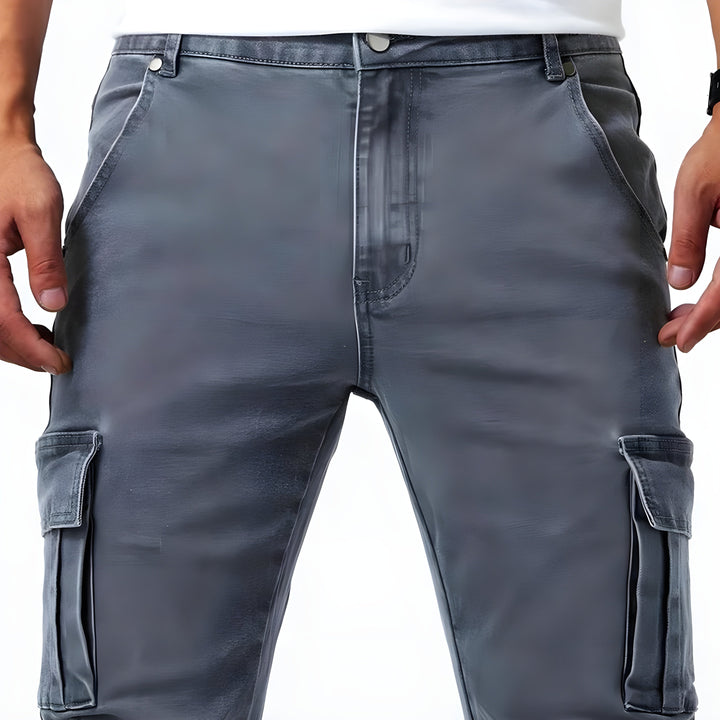 Rigor™ | Stretchable Denim Cargo Pants