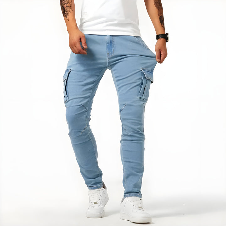 Rigor™ | Stretchable Denim Cargo Pants