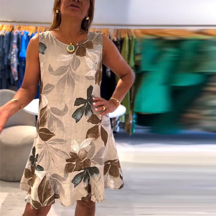 Cressida | Sleeveless Floral Dress
