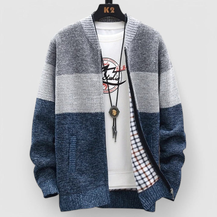 Soren | Knitted Zip Cardigan