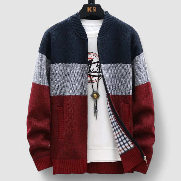 Soren | Knitted Zip Cardigan