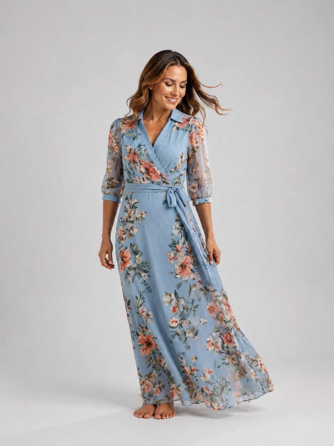 Lena | Floral Maxi Dress