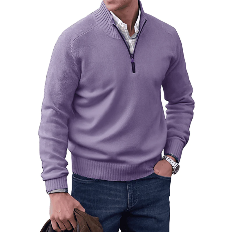 Noah™ - Elegant zippered sweater