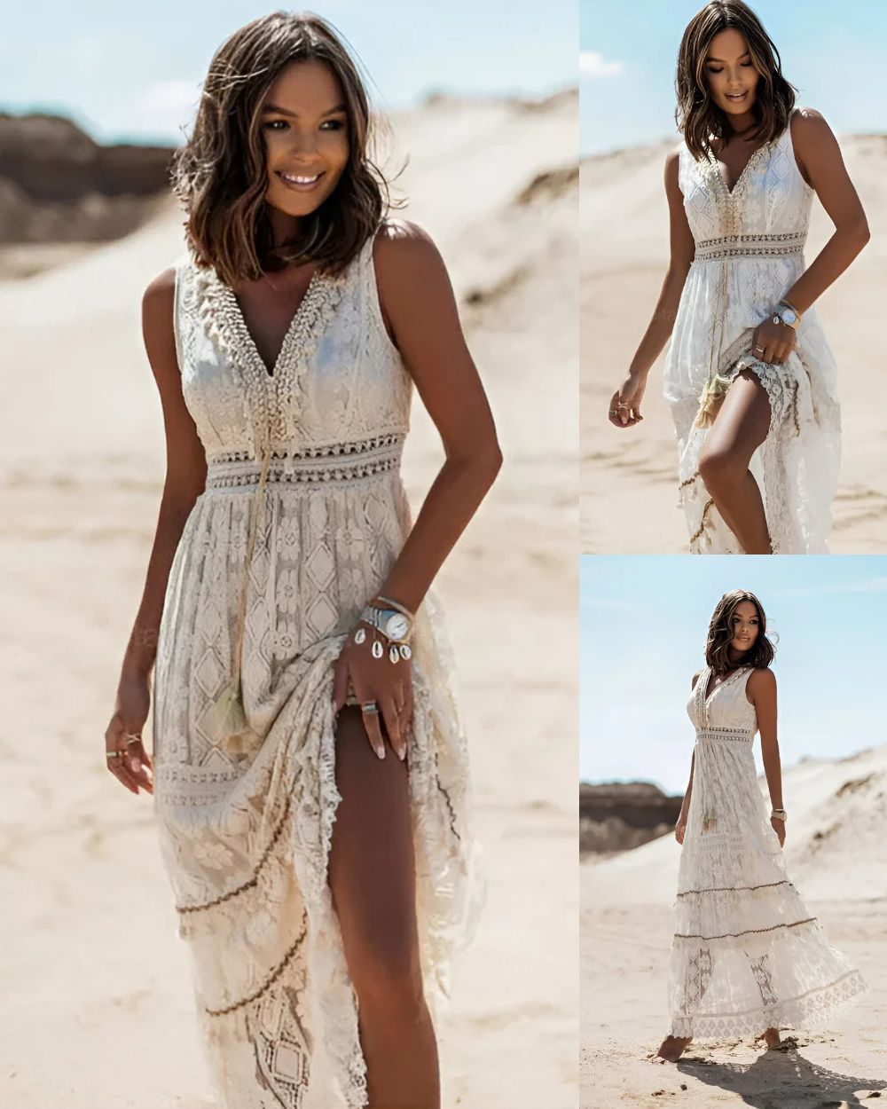 Hallie | Elegant Bohemian Style Dress