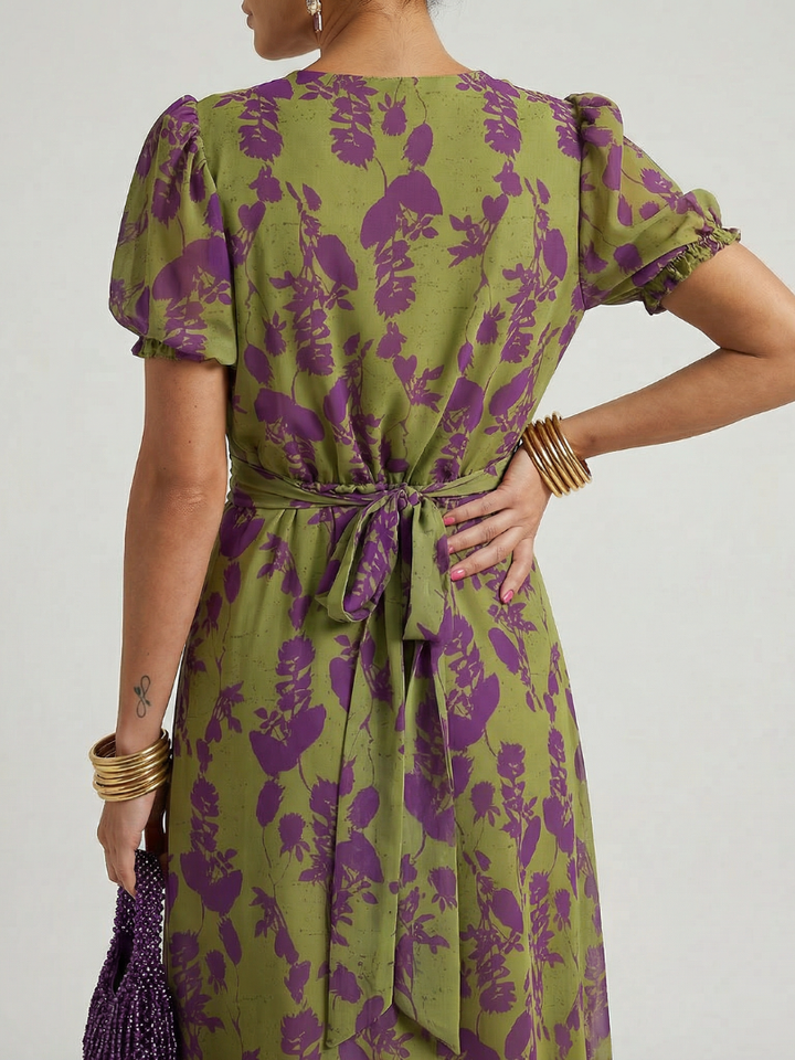 Michaela | Floral Midi Dress