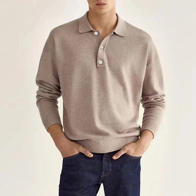 Kayden™ | Long Sleeve Polo Shirt