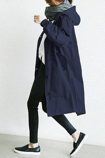 Nerys | Elegant and Water-Repellent Trench Coat