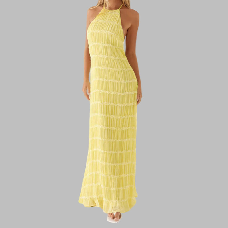 Diadem | Elegant Sleeveless Backless Bodycon Maxi Dress