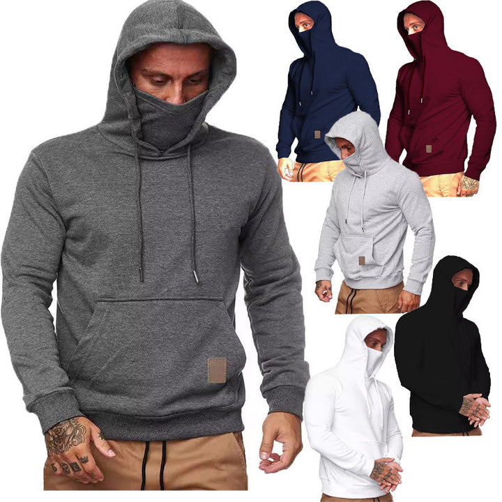 Erwin™ | Muscle Fit Long Sleeve Fleece Masked Hunter Hoodies