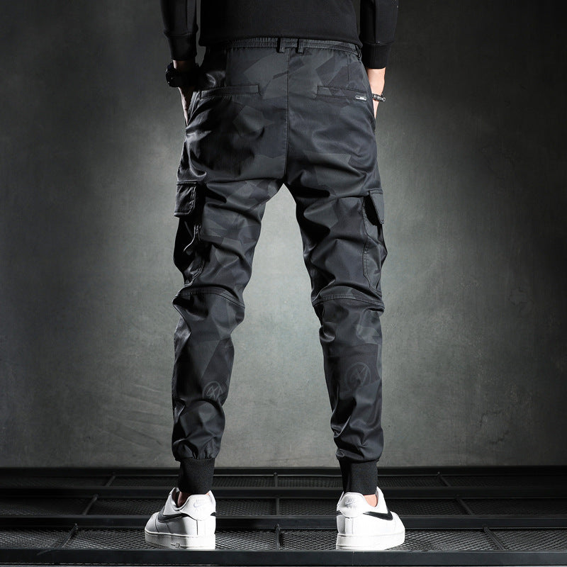 Troy™ | Autumn-Spring Trendy Drawstring Camo Cargo Pants