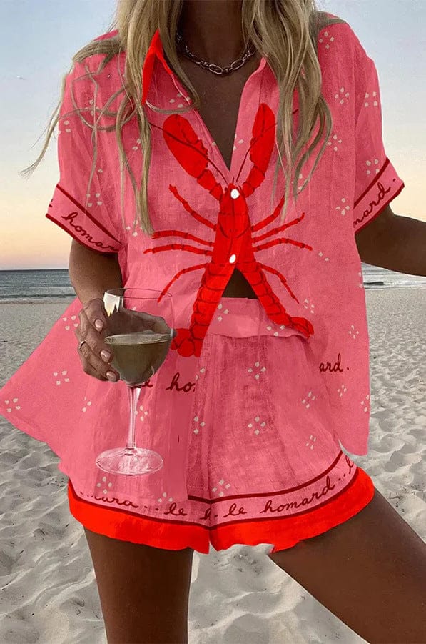 Coastal Grace | Shirt & Shorts Set