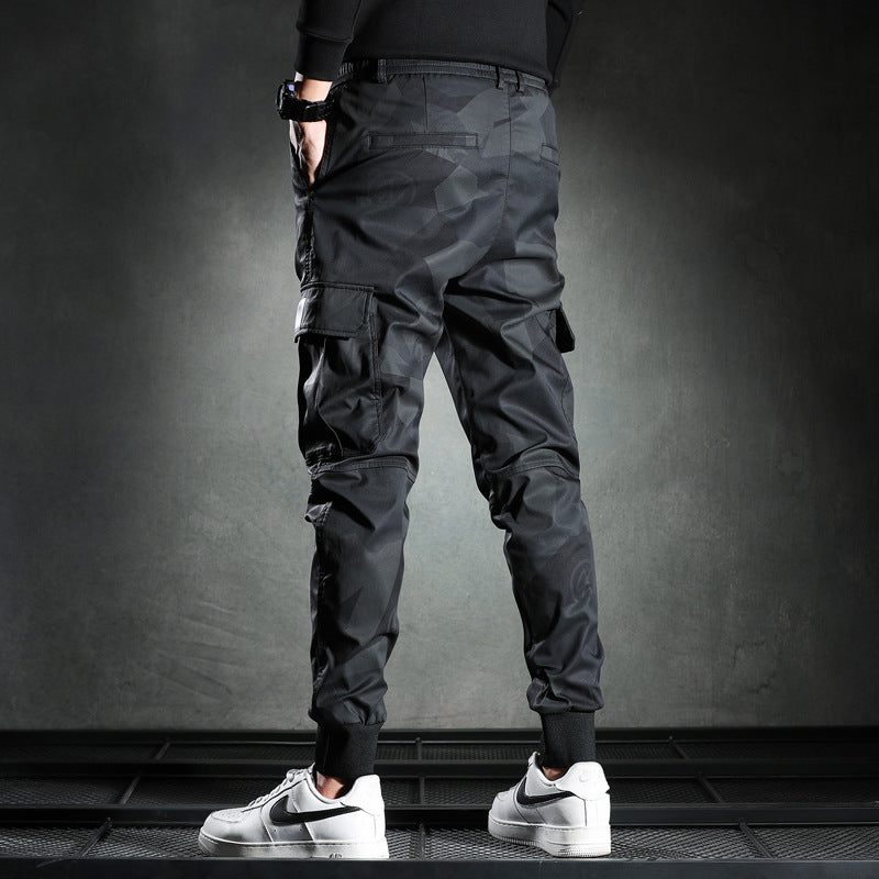 Troy™ | Autumn-Spring Trendy Drawstring Camo Cargo Pants