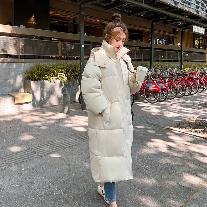 Karsyn™ | Knee Length Cotton Padded Korean Style Quilted Jacket