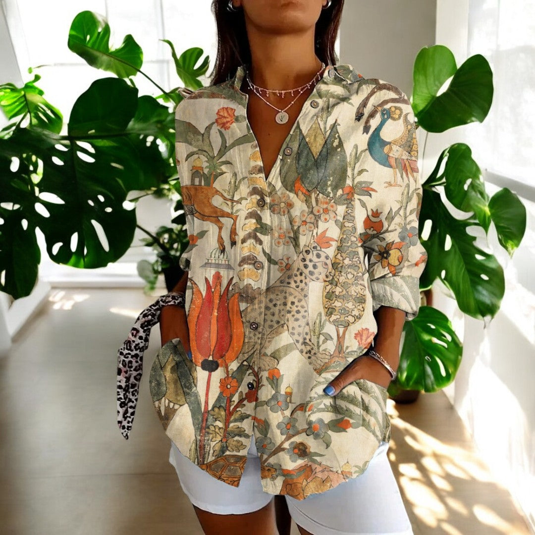 Darlene | Stylish Floral Blouse