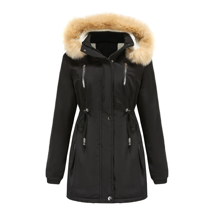 Ashleigh™ | Cashmere Lined Warm Detachable Fur Hood Jacket