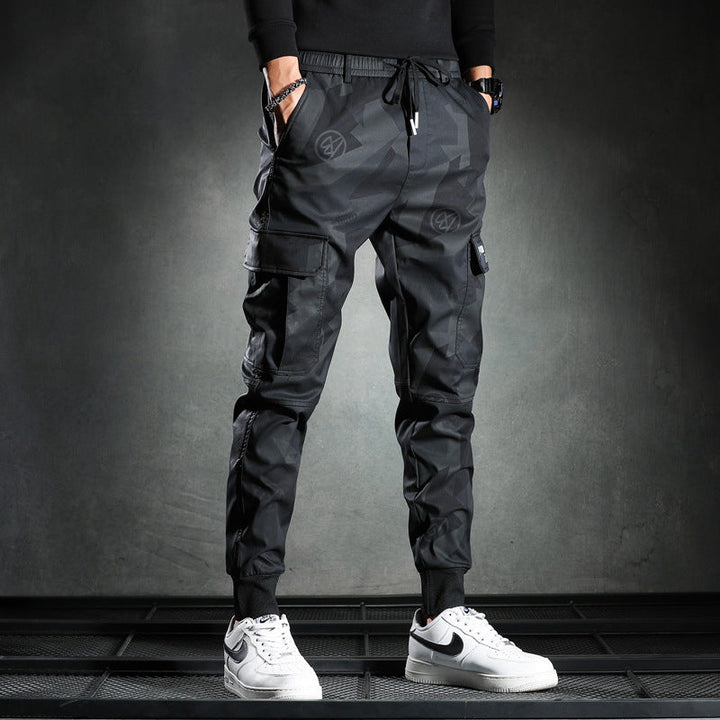 Troy™ | Autumn-Spring Trendy Drawstring Camo Cargo Pants