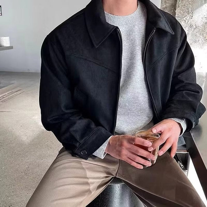 Danilo™ | Men's Retro Style Suede Flight Jacket