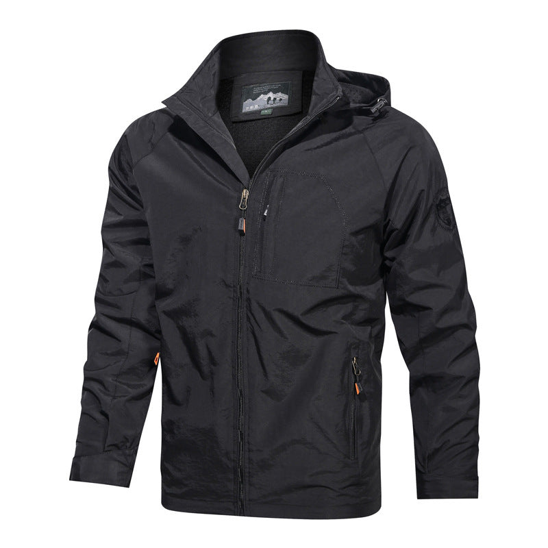 Gregory™ | Casual Hooded Windproof Solid Color Jacket