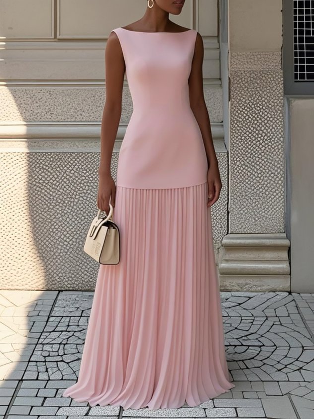 Hera | Pleated Maxi Dress
