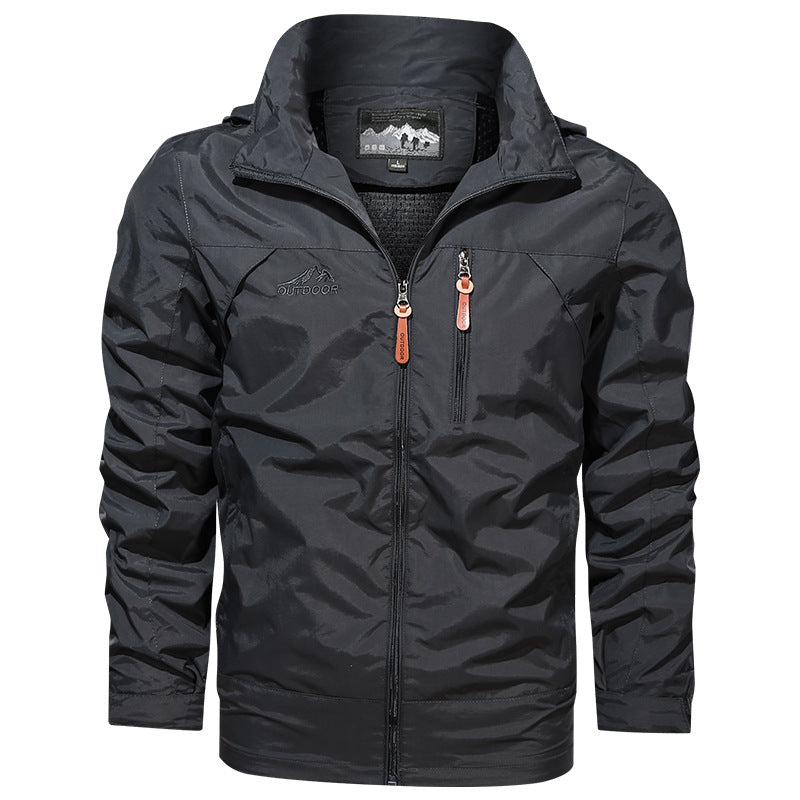 Gregory™ | Casual Hooded Windproof Solid Color Jacket
