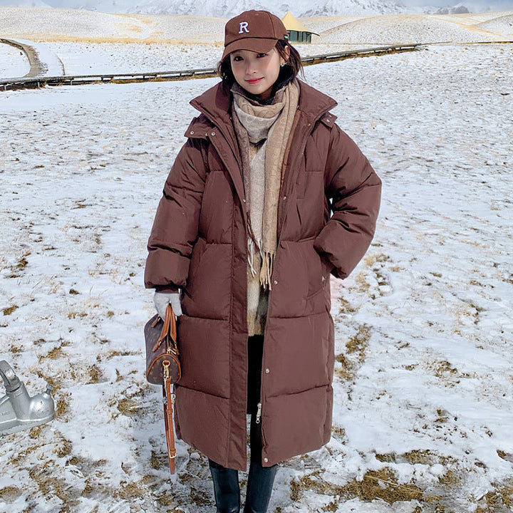 Karsyn™ | Knee Length Cotton Padded Korean Style Quilted Jacket