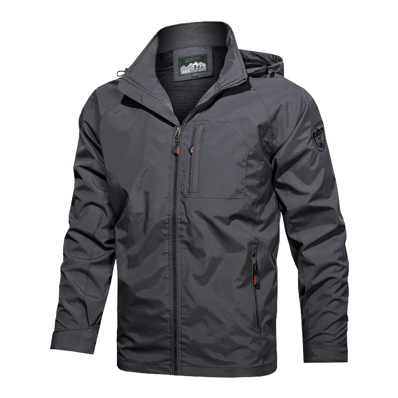 Gregory™ | Casual Hooded Windproof Solid Color Jacket
