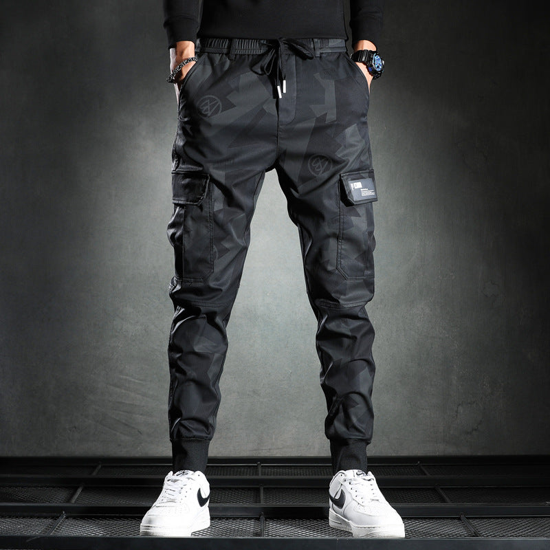 Troy™ | Autumn-Spring Trendy Drawstring Camo Cargo Pants