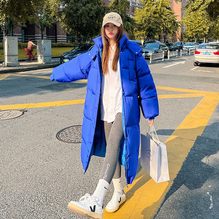 Karsyn™ | Knee Length Cotton Padded Korean Style Quilted Jacket