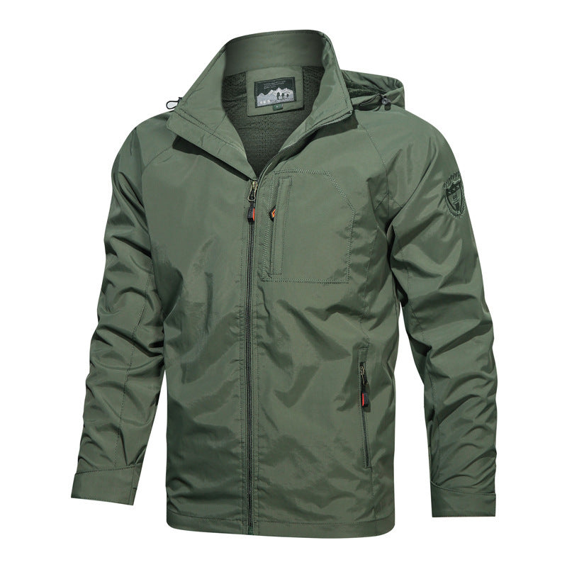 Gregory™ | Casual Hooded Windproof Solid Color Jacket