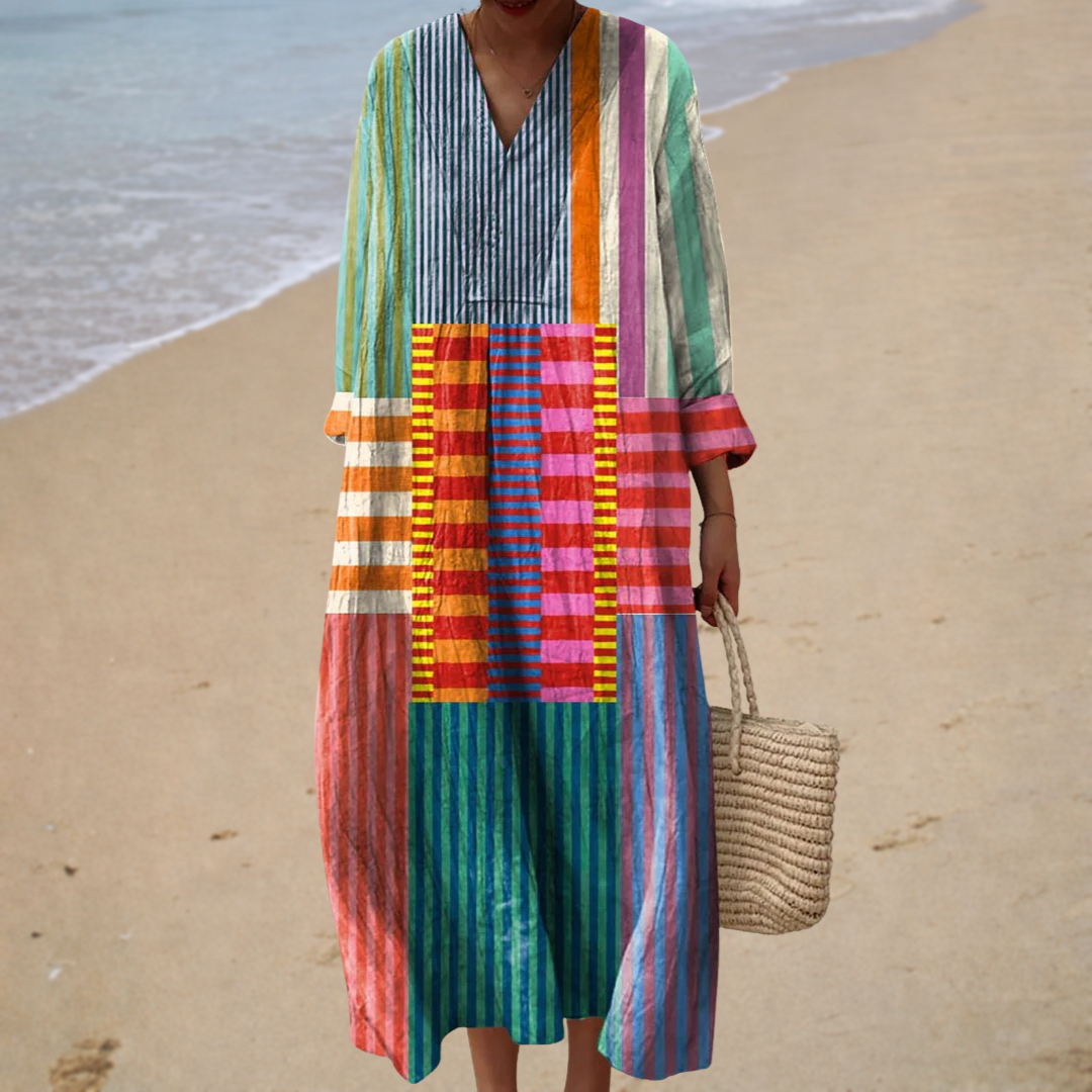 Summer Printed Dress that Highlights