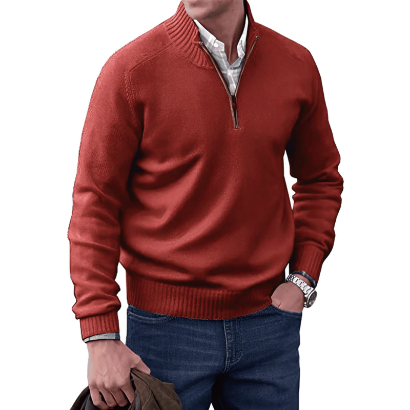 Noah™ - Elegant zippered sweater