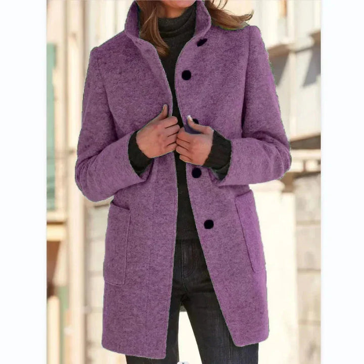 Annika™ | Stand Collar Luxury Retro Vest