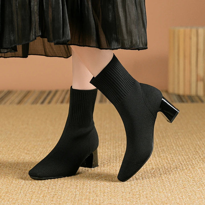 Marlinda™ | Solid Color Elegant High Heel Boots