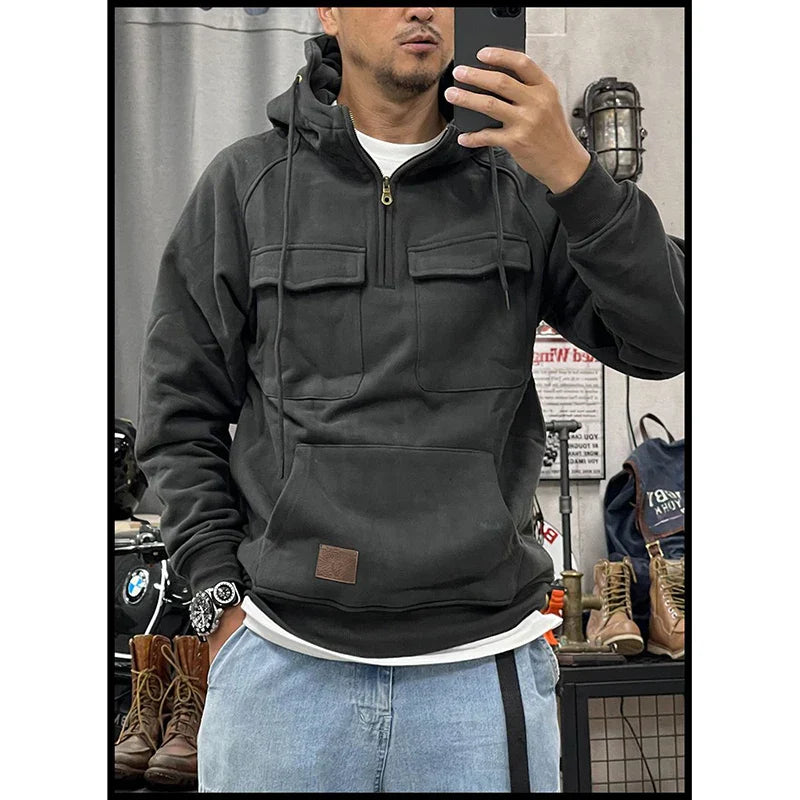 Artem™ | Casual Solid Color Body Fit Hoodies
