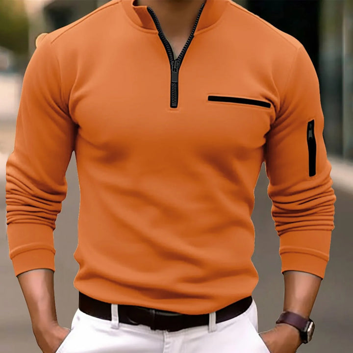 Antony | Men's Long Sleeve Quarter Zip Shirt