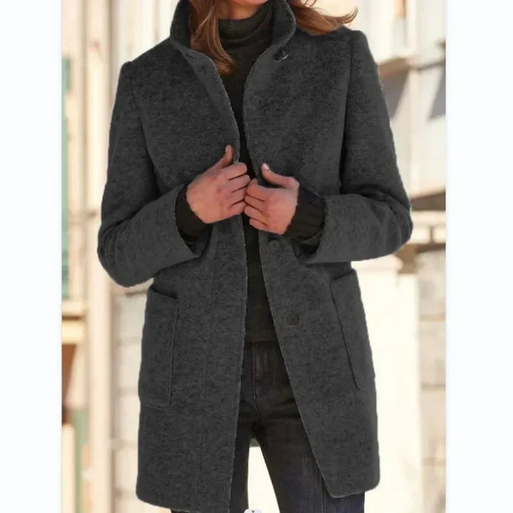 Annika™ | Stand Collar Luxury Retro Vest