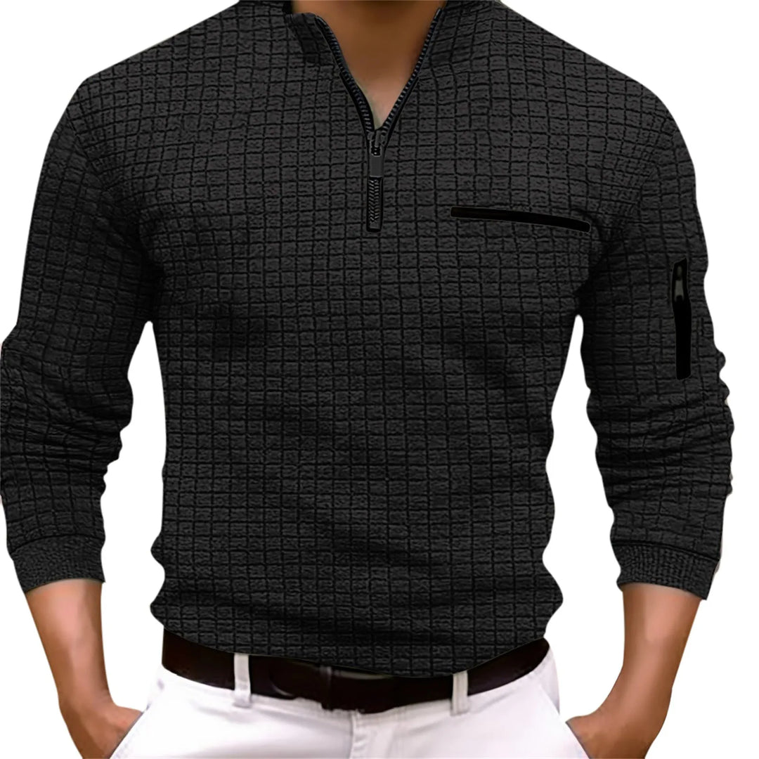 Antony | Men's Long Sleeve Quarter Zip Shirt