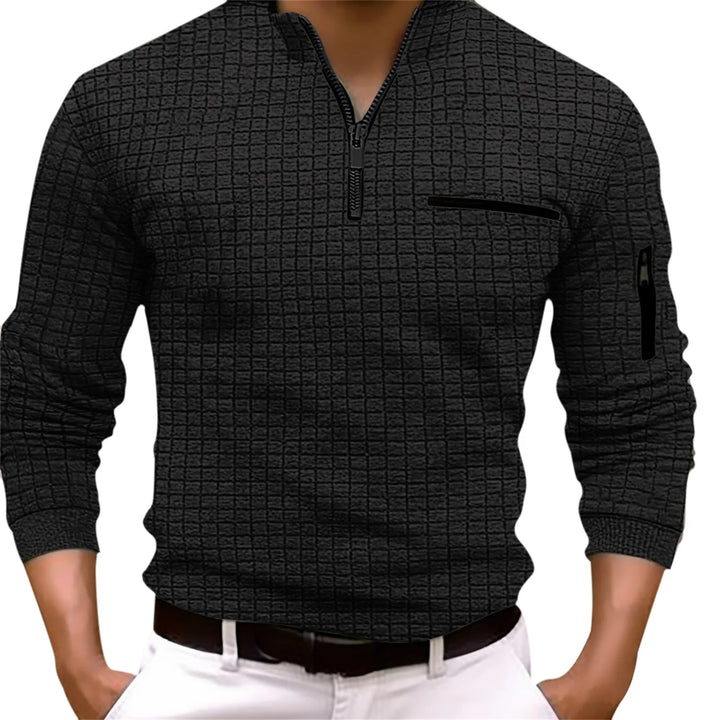 Antony | Men's Long Sleeve Quarter Zip Shirt