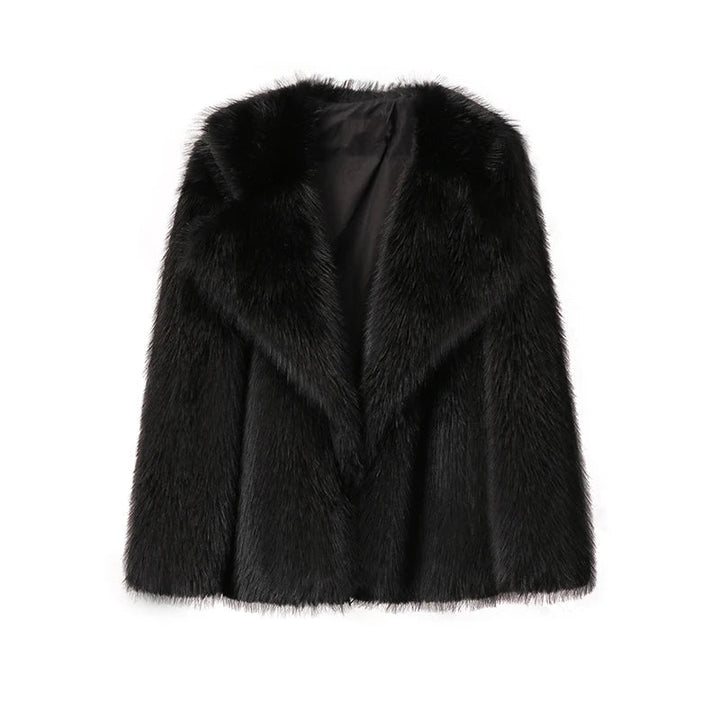 Astrid™ | Oversized Comfortable Warm Lapel Fur Coat