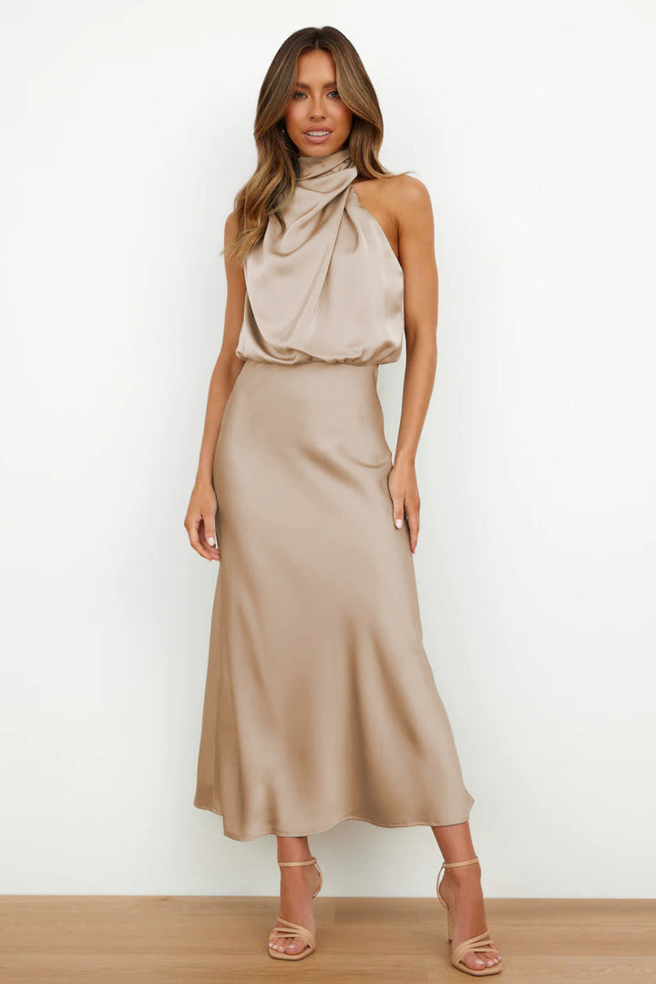 Alma | Halter Neck Dress