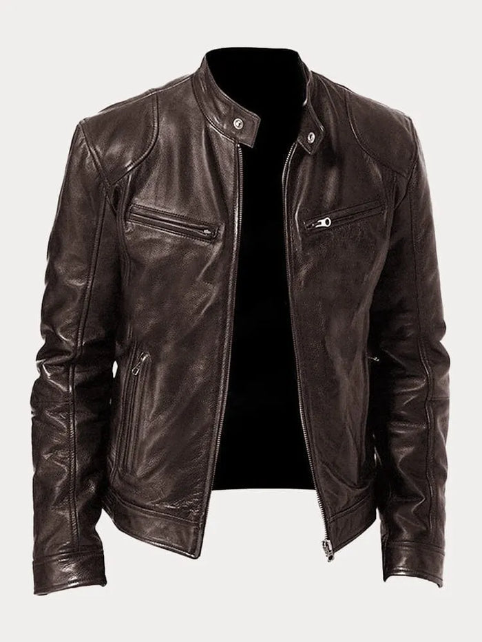 Xyrus | Casual Leather Jacket