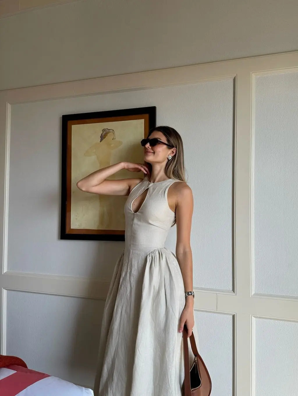 Betty | Linen Midi Dress