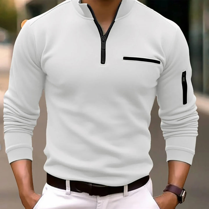 Antony | Men's Long Sleeve Quarter Zip Shirt